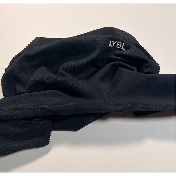 AYBL Reflex Seamless Leggings Black Compression Contour High Waist Size Small - Picture 6 of 10